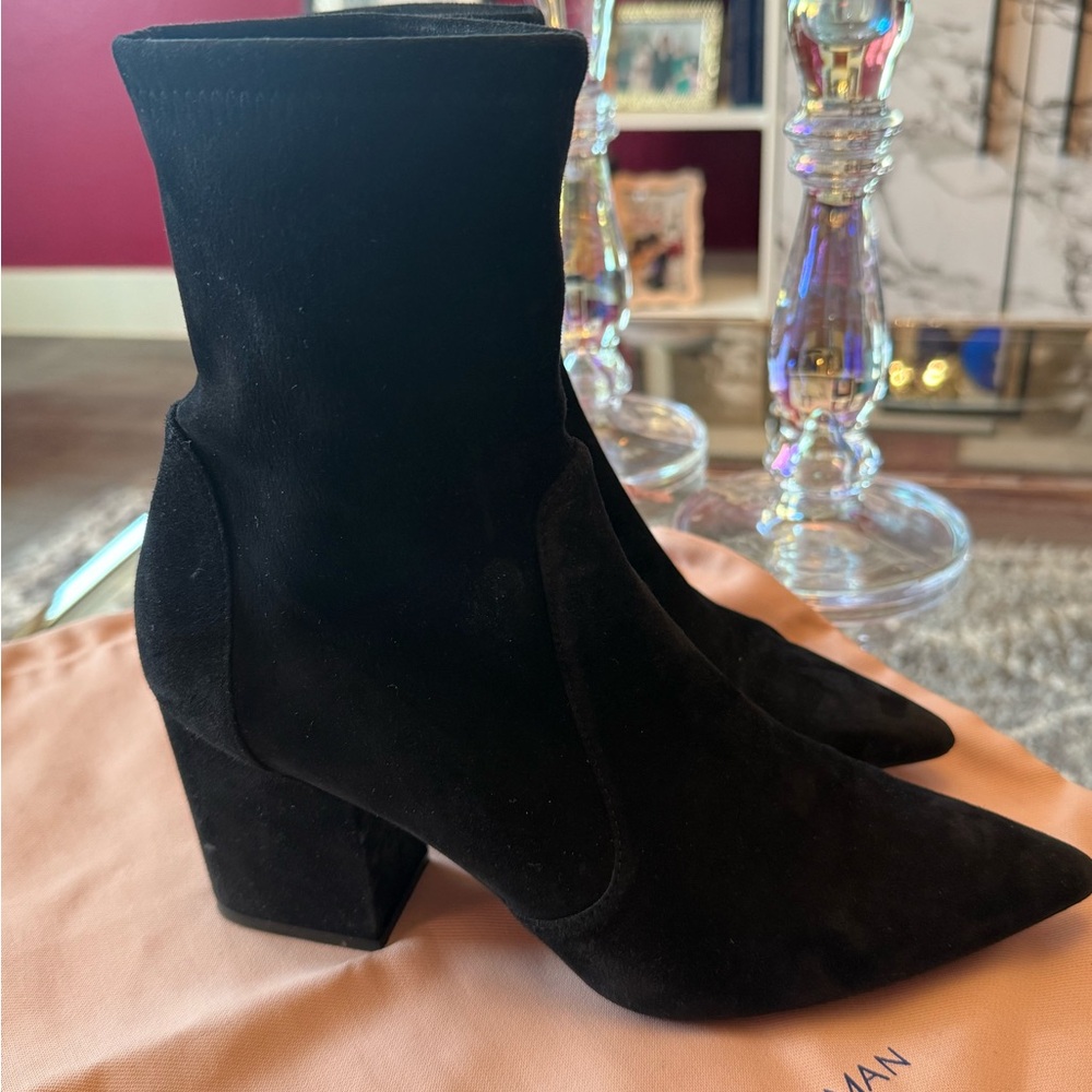 Stuart Weitzman Black Women's Ankle Boots